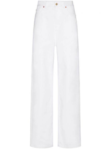 Flared jeans Valentino Garavani hvid