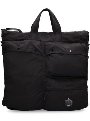Найлонови шопинг чанта C.p. Company черно