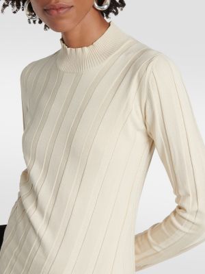 Asymetrický sveter Stella Mccartney biela