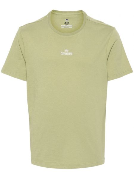 Tričko s potlačou Parajumpers zelená