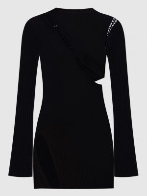 Черное платье мини The Attico
