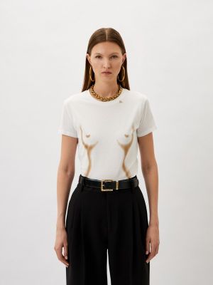 Белая футболка Elisabetta Franchi