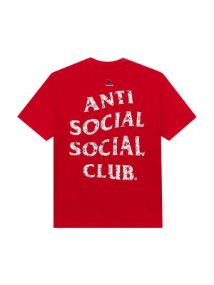 Футболка Anti Social Social Club красная