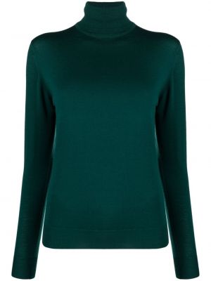 Пуловер от мерино вълна John Smedley зелено