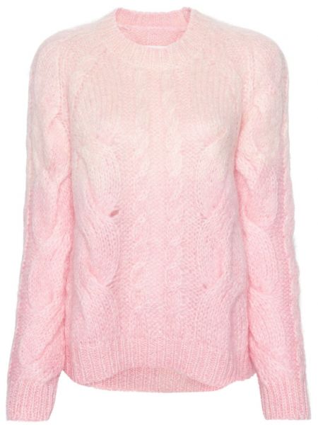 Пуловер Maison Margiela розово