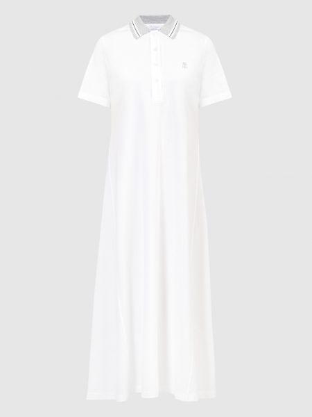 Вишита сукня Brunello Cucinelli біла