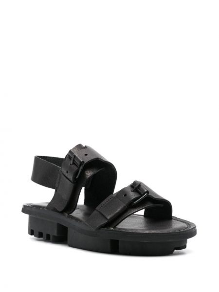 Kožené sandály Trippen černé
