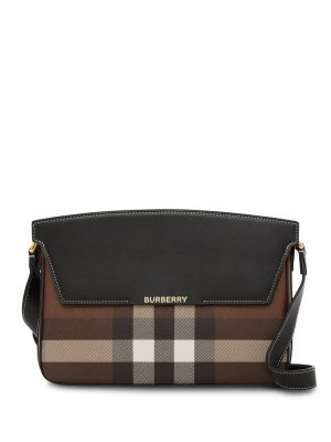 Väska med mönster i rutigt Burberry brun