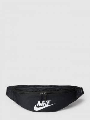 Поясная сумка с принтом Nike черная