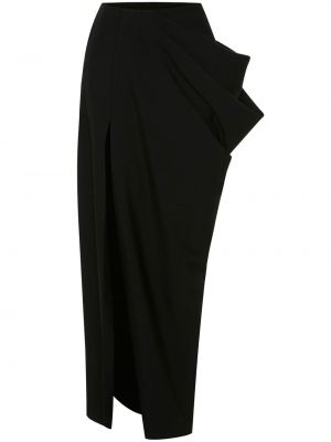 Asymetrické dlouhá sukně Alexander Mcqueen černé