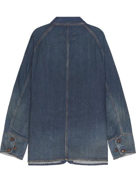 Классическая джинсовая куртка Maison Margiela синяя