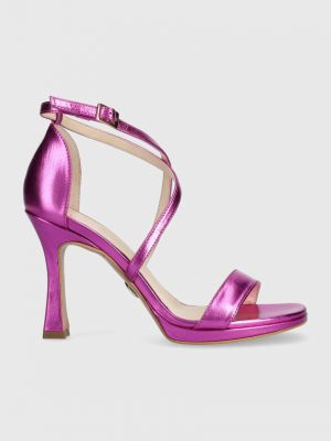 Sandale din piele Baldowski violet