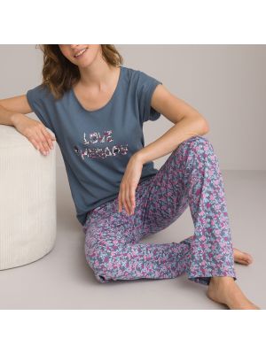 Pijama de algodón manga corta La Redoute Collections