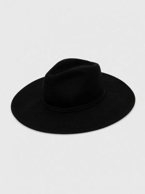 Вълнена шапка с козирки Coccinelle черно