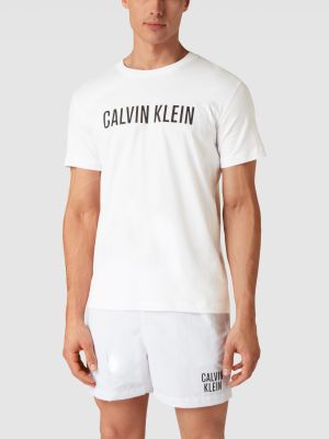 Koszulka z nadrukiem Calvin Klein Underwear biała