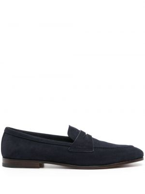 Pantofi loafer din piele de căprioară Church's albastru