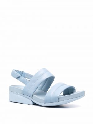 Chunky tipa dabīgās ādas sandales Camper zils
