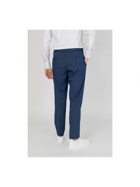Pantalones a cuadros con bolsillos Antony Morato azul