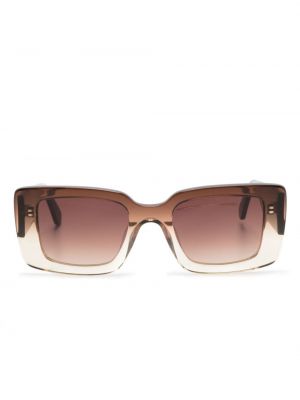Slnečné okuliare s prechodom farieb Materiel hnedá