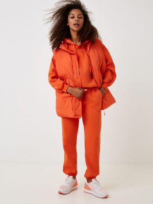 Утепленный костюмный жилет Lakressi оранжевый