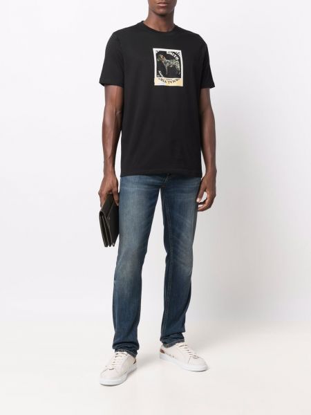 Camiseta con estampado Ps Paul Smith negro