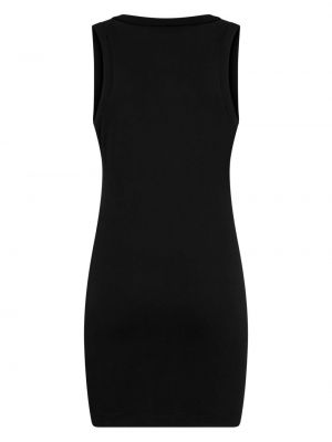 Bavlněné šaty Dsquared2 černé
