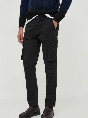 Pantaloni cargo Sisley negru