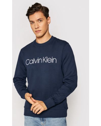 Felpa in pile Calvin Klein blu