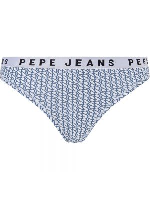 Стринги Pepe Jeans синие
