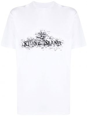 T-shirt Stone Island vit