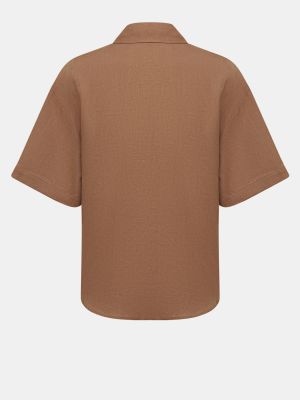 Рубашка Lucky Bear коричневая