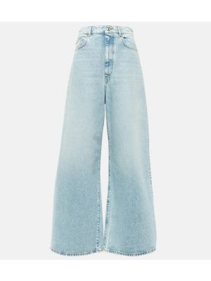 Voľné džínsy s nízkym pásom Sportmax modrá