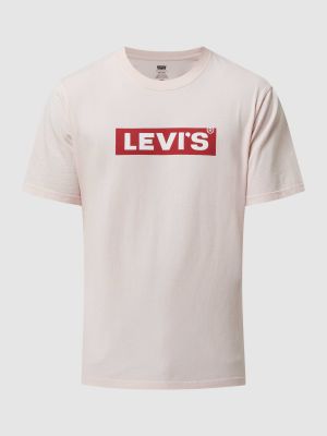 Koszulka relaxed fit Levi's różowa