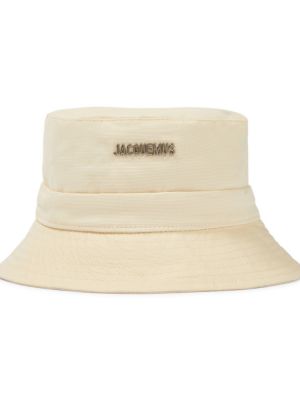 Chapeau en coton Jacquemus blanc