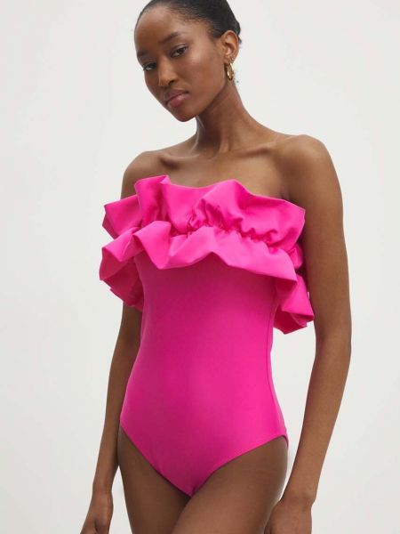Jednodijelni kupaći kostim Answear Lab ružičasta