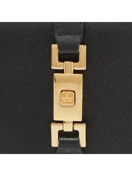 Relojes de cuero retro Gucci Vintage negro