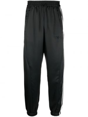 Spodnie sportowe z nadrukiem Y-3 czarne