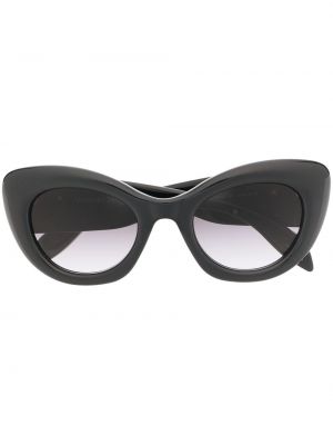 Oversize saulesbrilles Alexander Mcqueen Eyewear melns