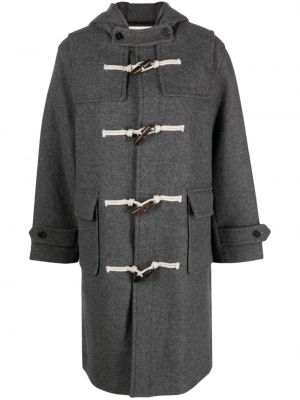 Kabát s kapucňou Dunst sivá