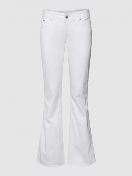 Spodnie z kieszeniami Pepe Jeans białe