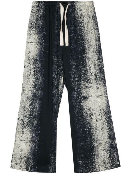 Pantaloni cu imagine cu imprimeu abstract Federico Cina