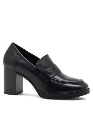 Полуотворени обувки с ток с ток Lasocki черно