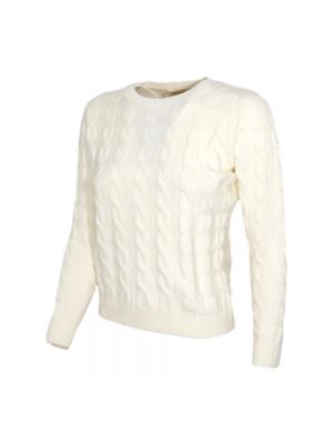 Jersey de lana de cachemir de tela jersey Cashmere Company blanco