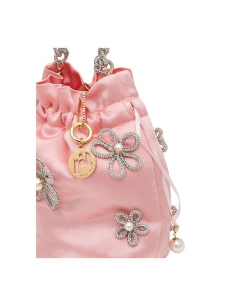 Bolsa con perlas Rosantica rosa