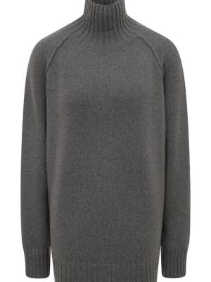 Кашемировый шерстяной свитер Róhe серый