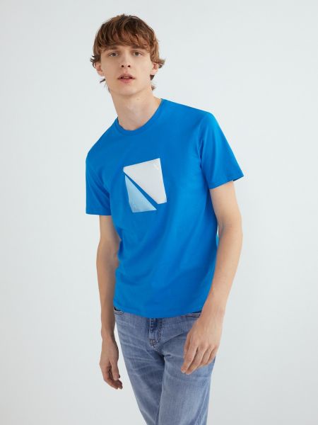 Camiseta manga corta Armani Exchange azul