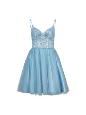 Sukienka mini Swing niebieska