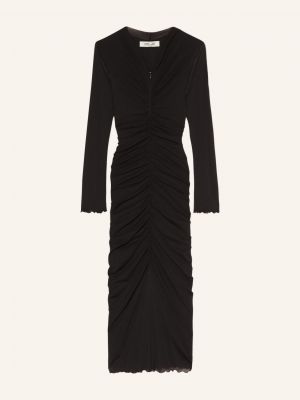 Sukienka z siateczką Diane Von Furstenberg czarna