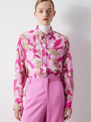 Рубашка с принтом Ipekyol розовая