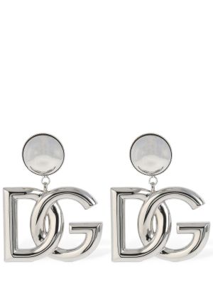 Boucles d'oreilles à boucle Dolce & Gabbana argenté